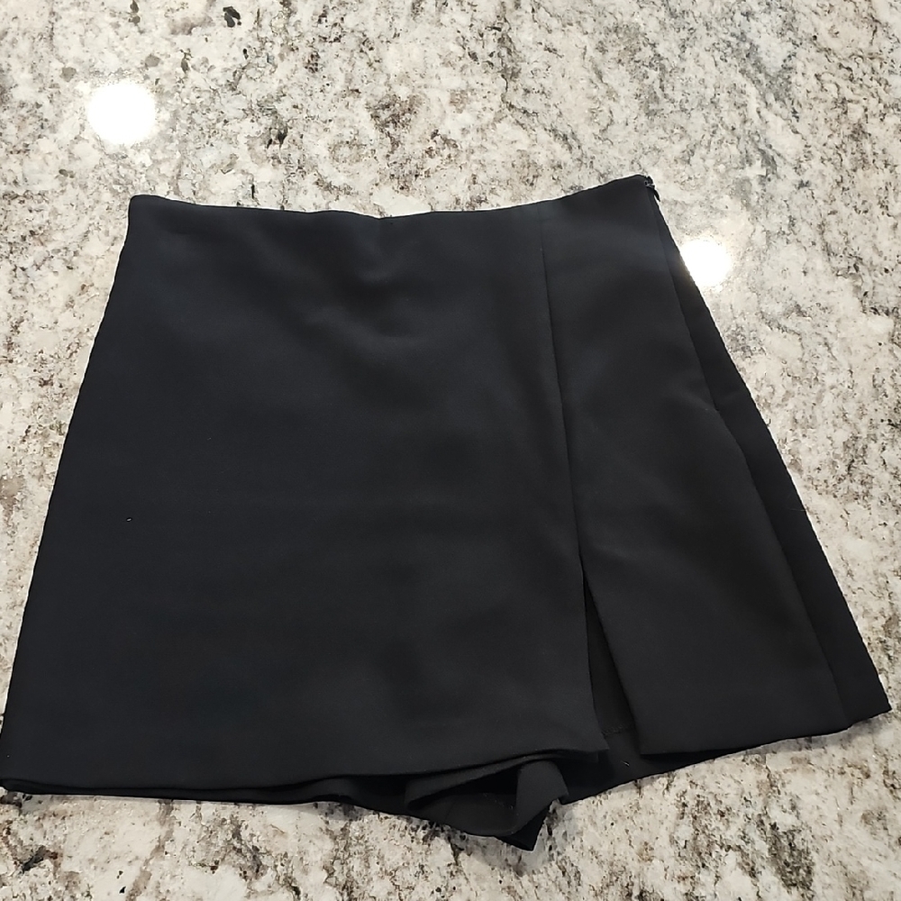 Zara Black Skorts with Stretchy Performance Fabric